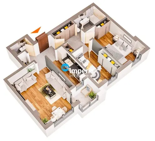 Apartament 3 camere Iași - poza 9