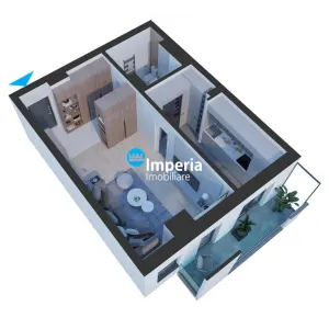Bloc Nou Nicolina,  Ap. 1cam 46Mp Comision 0% - foto 9