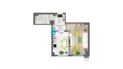 Proiect nou, apartamente 1 camera decomandat, Plata si in RATE! - foto 3