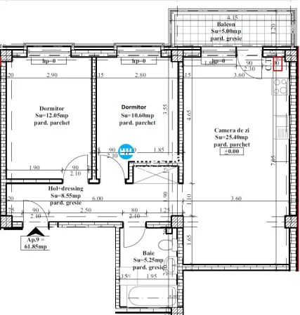 Apartament 3 camere Vișan - poza 4