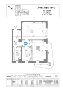 Apartament 2 cam, decomandat,64.60 mp, de vanzare,bloc nou  Galata - foto 8