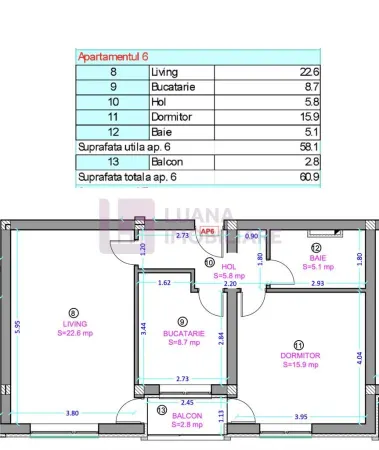 Apartament 2 camere Șelimbăr - poza 8