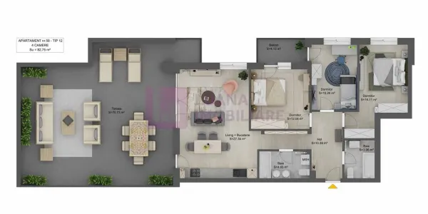 Apartament 4 camere Șelimbăr - poza 4
