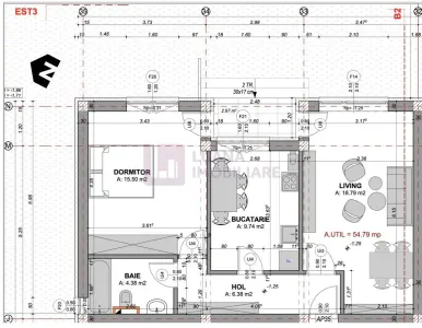 Apartament 2 camere | Doamna Stanca | gradina 117 mp | incalzire pardoseala | 2 - foto 5