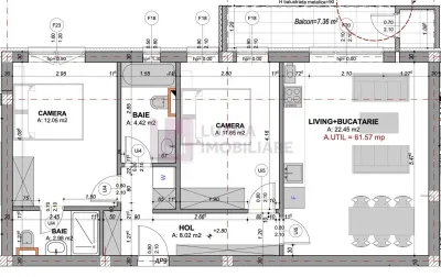 Apartament 3 camere | Doamna Stanca | etaj 3 | incalzire pardoseala | 2 - foto 5