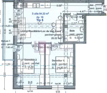 Apartament 3 camere de vanzare | Selimbar | 64.2 mp | - foto 7