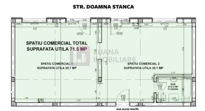 Spatiu comercial NOU | Doamna Stanca  | 71,5  mp | vitrine la strada - foto 7