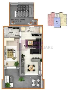 Apartament 2 camere PREMIUM | decomandat | finisat la alb (R) - foto 8