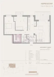 Apartament 3 camere | 2 bai | Turnisor | lift | INTABULAT | boxa C1 - foto 7