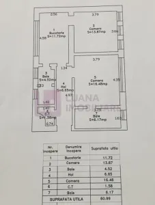 Apartament 2 camere de vanzare | Ultracentral Tipografilor - foto 9