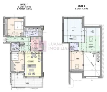 Penthouse 5 camere PREMIUM | mobilat si utilat | 2 niveluri | cartier exclusivist (Ra) - foto 10