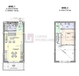 Penthouse 2 camere PREMIUM | NOU | mobilat si utilat | video - foto 9