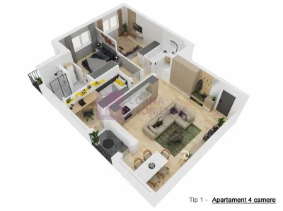 Apartament 4 camere | NOU | Doamna Stanca | lift - foto 8