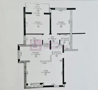 Apartament 3 camere de vanzare | Selimbar | etaj 1 | mobilat - foto 8