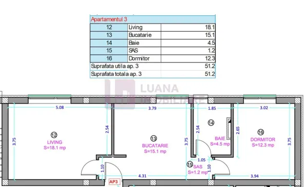 Apartament 2 camere Șelimbăr - poza 8