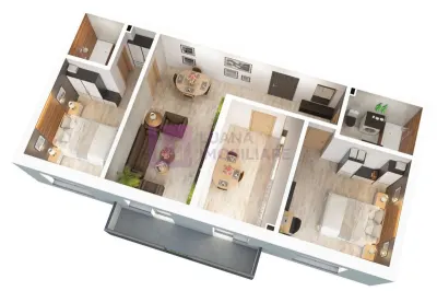 Apartament 3 camere, 2 bai | Doamna Stanca | NOU | incalzire pardoseala - foto 6