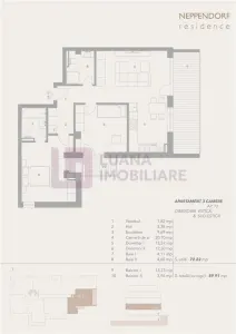 Apartament 3 camere | 2 bai | Turnisor | lift | INTABULAT | boxa C1 - foto 7