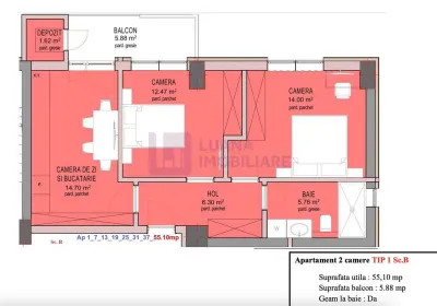 Apartament 3 camere | Doamna Stanca | proiect NOU | etaj 2 - foto 7