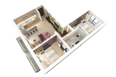 Apartament 3 camere NOU | gradina 14 mp | Doamna Stanca | incalzire pardoseala | video - foto 6