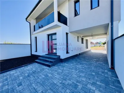 Casa individuala NOUA de vanzare in Sibiu | teren 600 mp | front dublu | video - foto 9