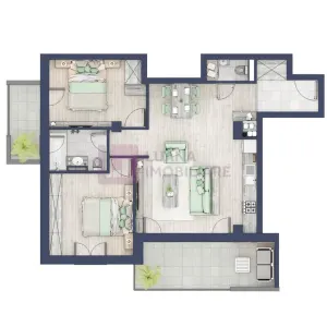 Apartament 3 camere PREMIUM | Turnisor | boxa | lift | - foto 4
