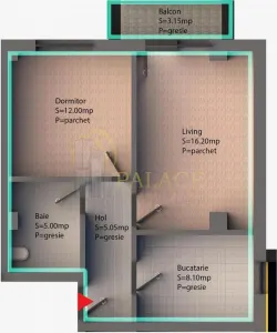 Apartament 2 camere, bloc nou, Capat Cug - foto 1