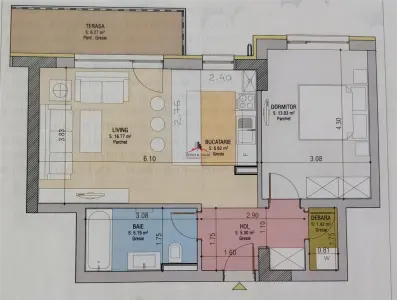 APARTAMENT 2 CAMERE CU PARCARE IN URBAN RESIDENCE VIZAVI DE CORESI MALL - TRACTORUL - foto 15