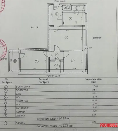 Apartament 3 camere Bacău - poza 9