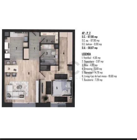 Apartament 2 camere Oradea - poza 3