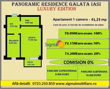 Proiect nou, apartamente 1,2,3 camereBloc C1 - foto 15