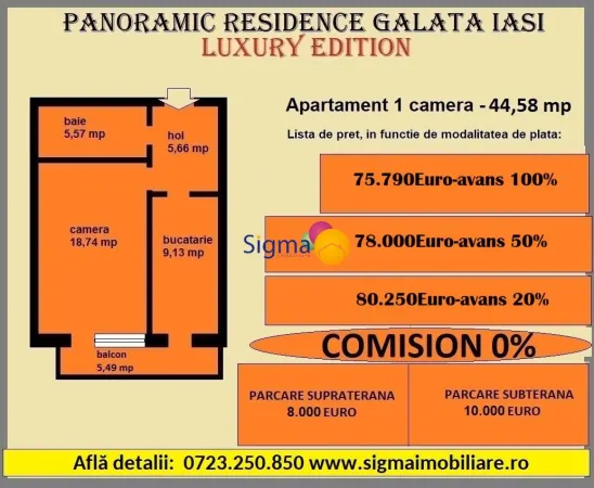 Apartament 1 camera Iași - poza 9