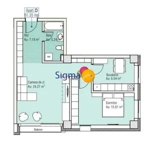 Tatarasi, bloc nou, apartament mobilat - foto 7