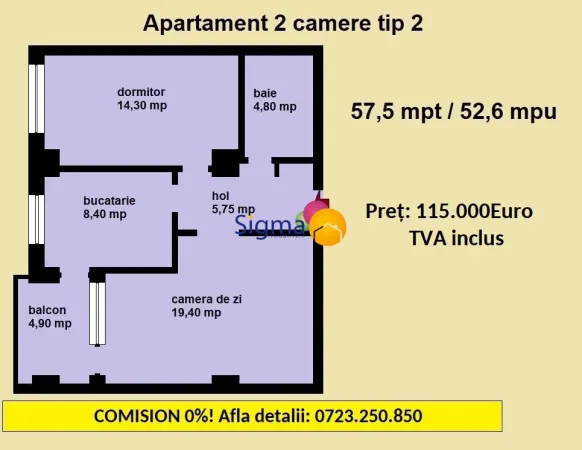 Apartament 2 camere Iași - poza 15