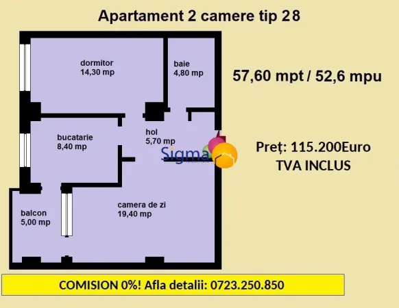 Apartament 2 camere Iași - poza 16