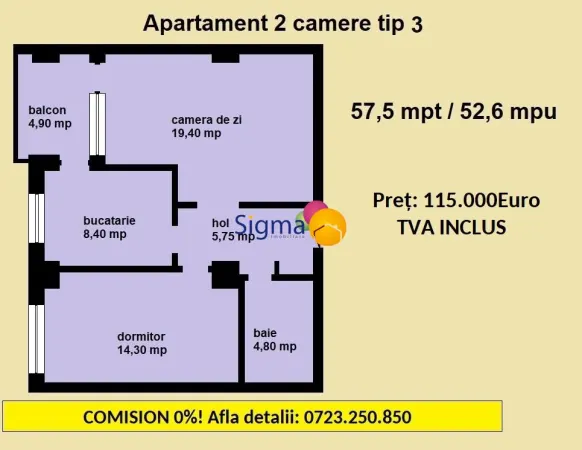 Apartament 2 camere Iași - poza 9