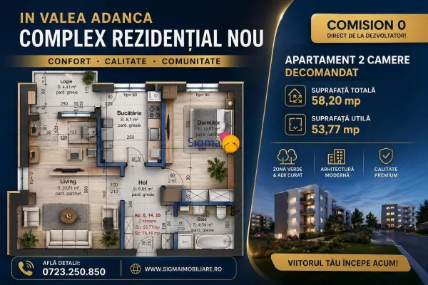 Apartament 2 camere Iași - poza 1