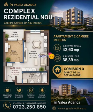 Apartament 2 camere Iași - poza 1