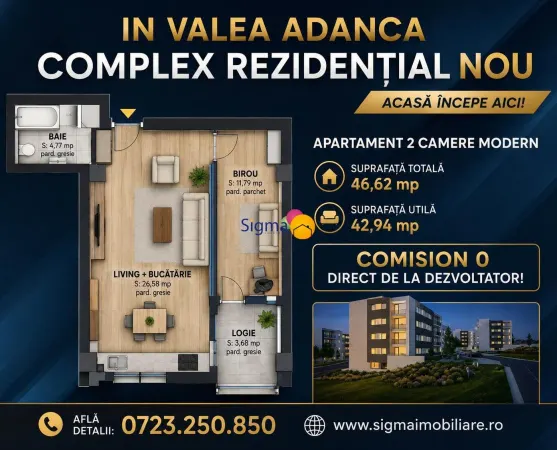 Apartament 2 camere Iași - poza 1