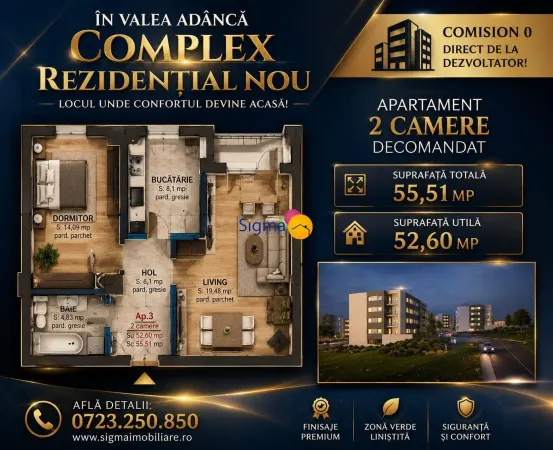 Apartament 2 camere Iași - poza 1