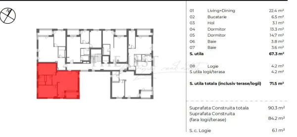 Apartament 3 camere București - poza 2