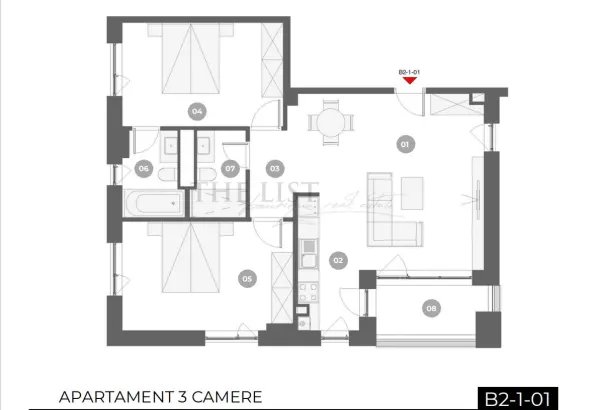 Apartament 3 camere București - poza 3