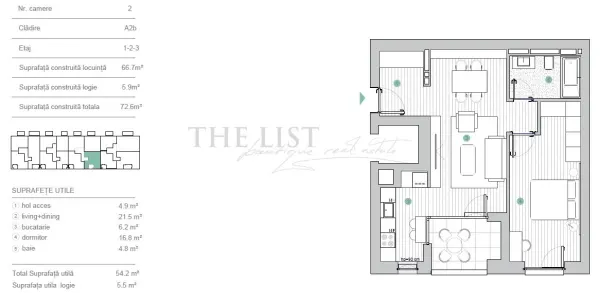 Apartament 2 camere Pipera - poza 3