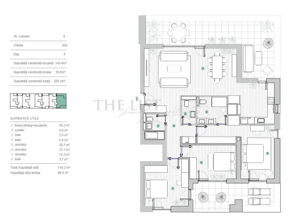 Apartament 4 camere Pipera - poza 3