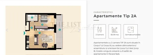 Apartament 2 camere Pipera - poza 2