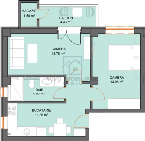 Apartament 2 camere Sibiu - poza 2
