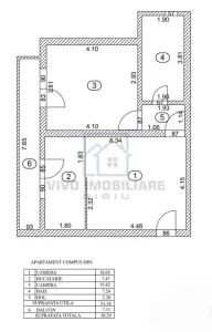 Apartament de vanzare in Sibiu - 2 camere, cu balcon, etaj 1, Valea Aurie - foto 2