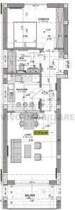 Apartament de vanzare in Sbiu - la cheie, 52.26 mp utili plus balcon, vedere panoramica, concept de lux - foto 2