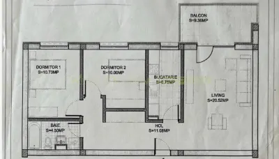 Apartament 3 camere mobilat, decomandat | Sanpetru | Parcare - foto 10