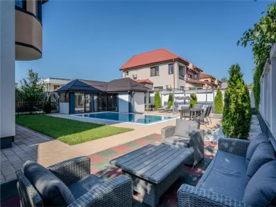 PIPERA - EROU IANCU NICOLAE,VILA ,9 CAMERE,504 MP MP,TEREN 800 MP,PISCINA - foto 4