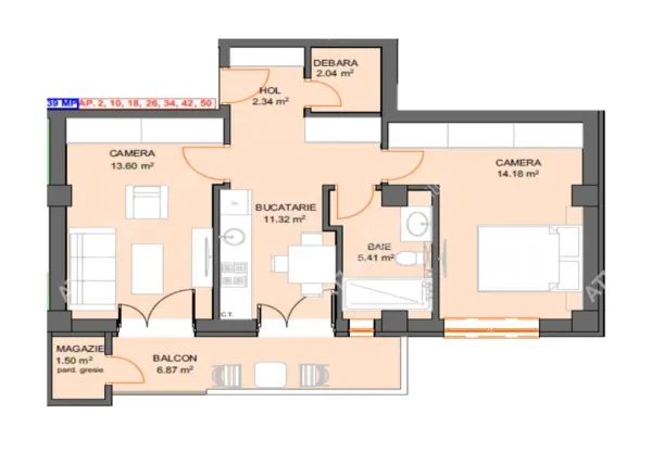 Apartament 2 camere Sibiu - poza 4